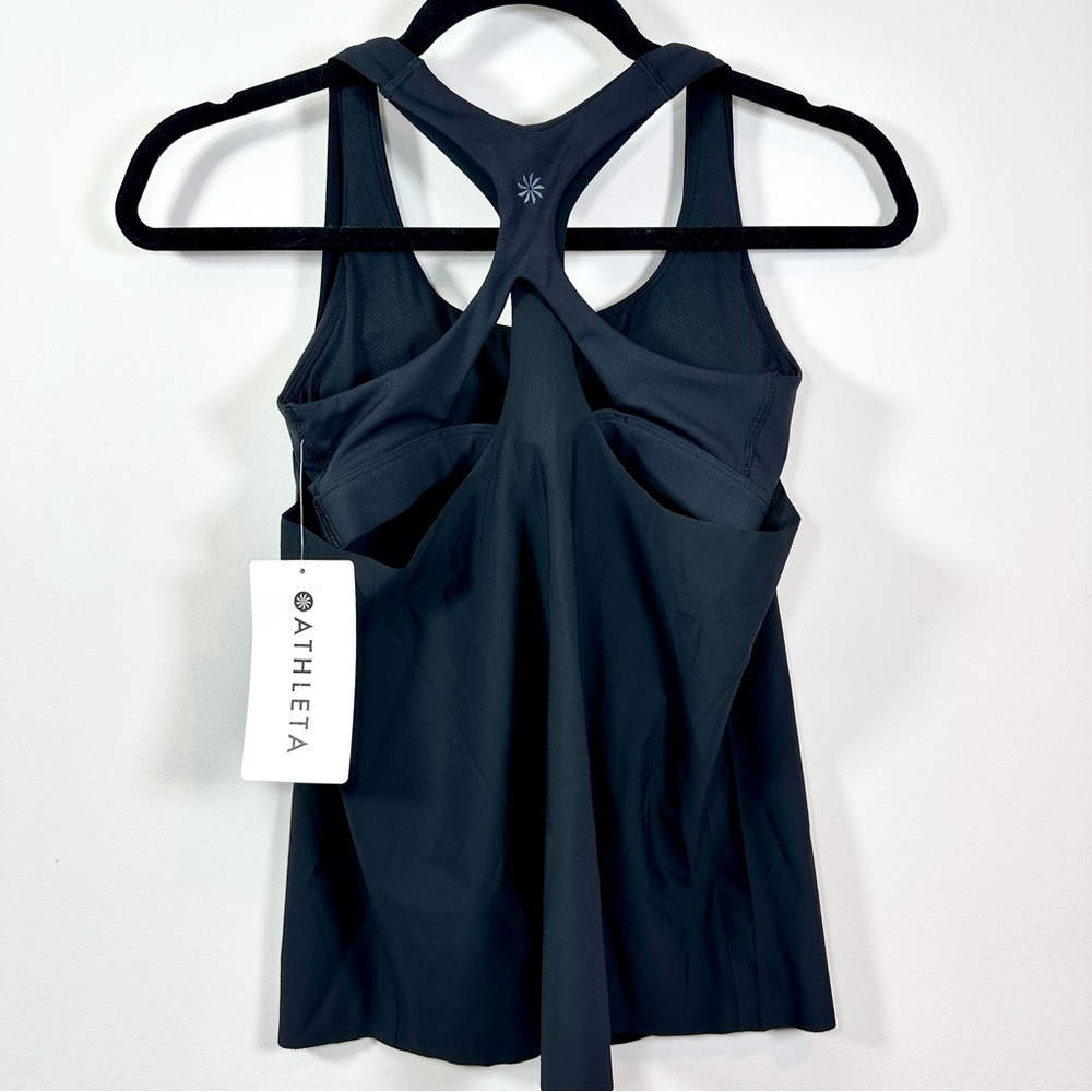 Athleta 2-in-1 Ultimate Support Bra Tank Top, Black, XS - Picture 8 of 14